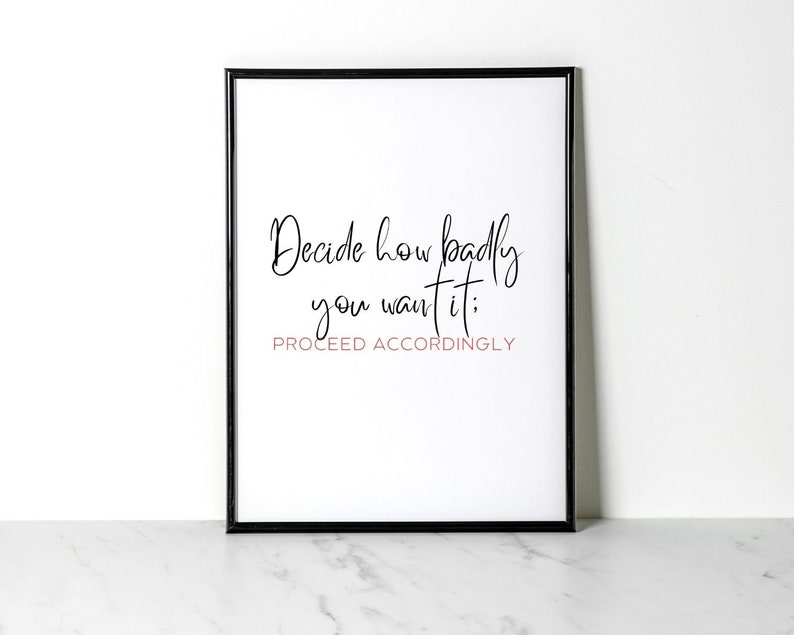 Motivational Wall Art Digital Download Bundle Set of 4, Downloadable