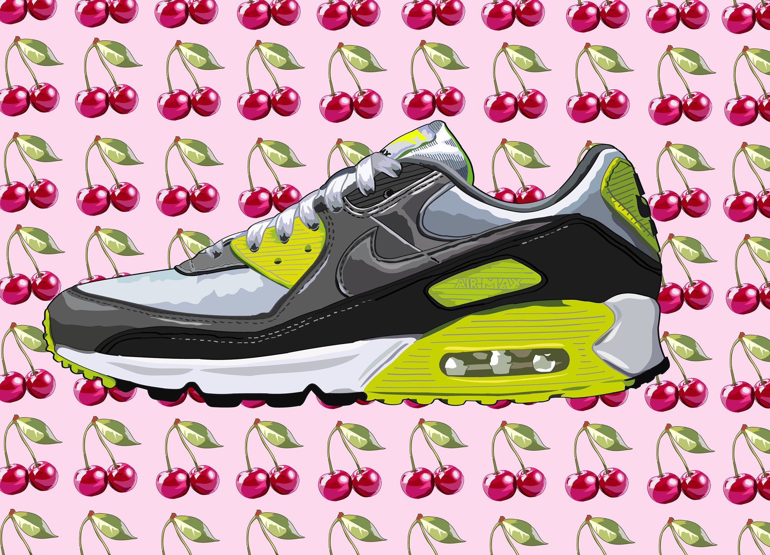 neon yellow air max 90