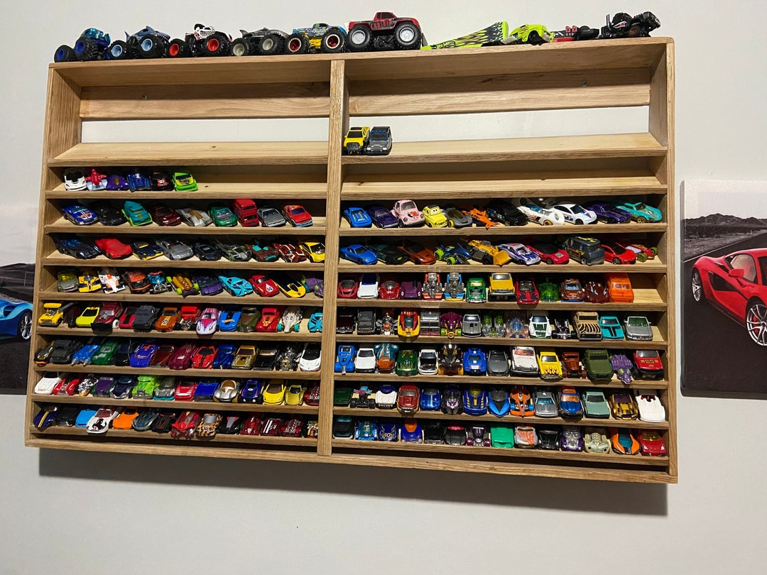 Handmade Wooden Hot Wheel Shelves Etsy