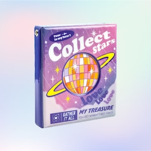 Kpop Photocard Binder Holder 80 Pockets 20 Pages, Planet Photocard Album Case, Collecting Book