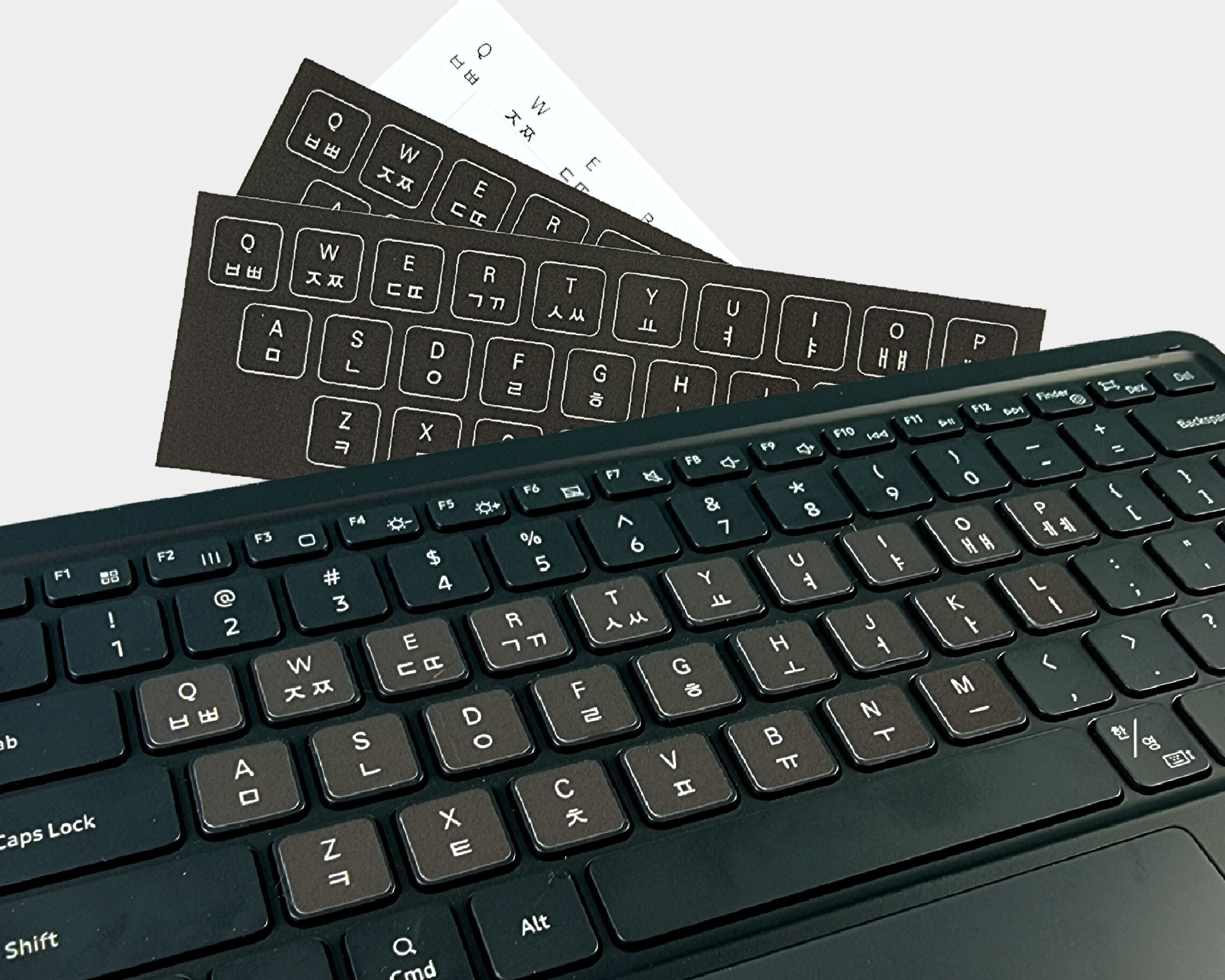 Adesivi per tastiera resistenti all'usura Lettera sostituzione coreana per  PC portatile