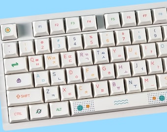 Vintage Chinese Newspaper Keycap 140 Set | PBT Custom