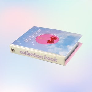 Soporte para carpetas de tarjetas fotográficas Kpop, 80 bolsillos, 20 páginas, estuche para álbum de tarjetas fotográficas de cereza, libro de colección