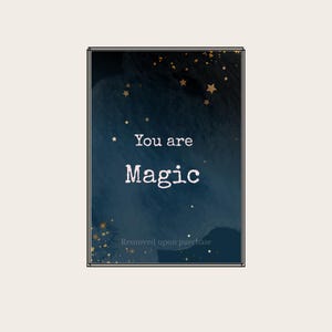 You Are Magic Nursery Print | Kids Wall Art | Motivational Quote | Baby Room Decor | Digital Download | Boho Printable Poster | Toddler Gift