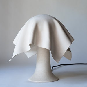 Ceramic Fabric Dome Lamp