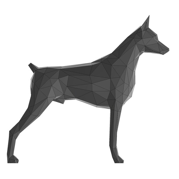 Doberman Dog Pattern Digital Download PNG Image - For T-Shirt Prints and More - Dog Lover Gift