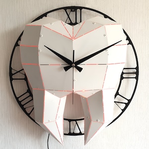 Dentist 3D Metal Wall Clock – Dental Clinic Decor, Gift for Orthodontists & Dentists