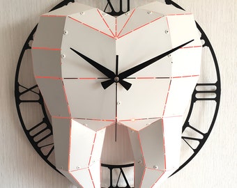 Dentist 3D Metal Wall Clock – Dental Clinic Decor, Gift for Orthodontists & Dentists