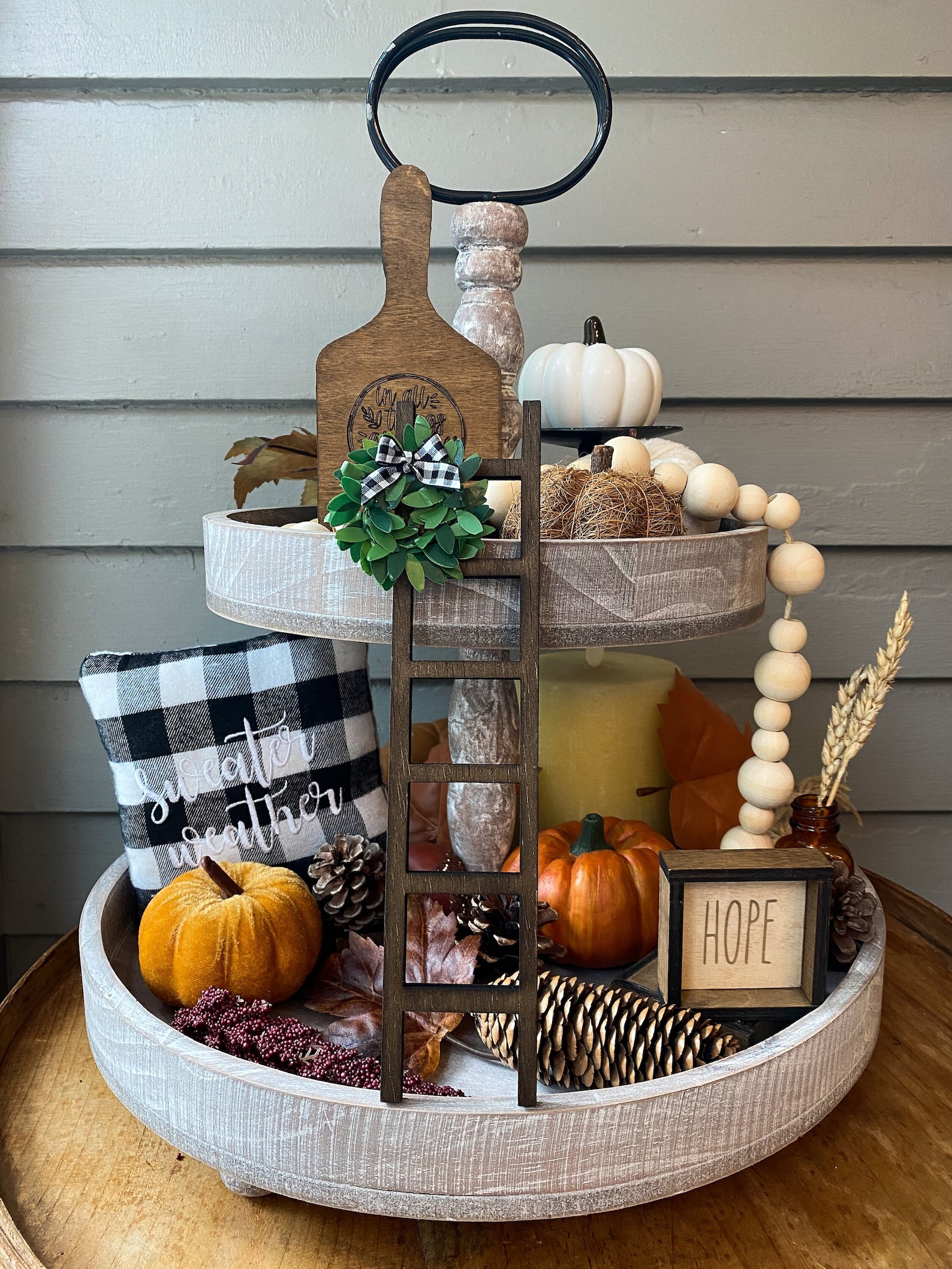 Fall-Themed Trinket Dish & Seasonal Jewelry