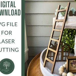 SVG File For Glowforge, SVG Files, Mini Ladder File, Tier Tray SVG, Tiered Tray svg, Glowforce svg Files, Laser Cut Files, Instant Download