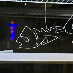 Boardwalk Fish wire sculpture