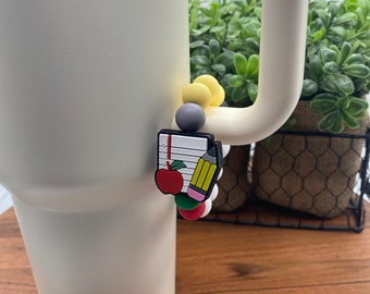 Tumbler Charms Beaded Decorative Charms Cup Handle Charm Teacher Gifts Tumbler Accessories Teacher Charms Cute Charm Gifts Ready to Ship