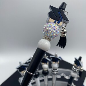 Graduation Beaded Pen With Tassel: Refillable Ink Pen - Etsy