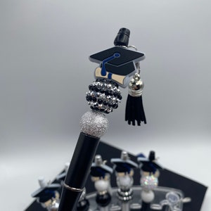 Graduation Beaded Pen With Tassel: Refillable Ink Pen - Etsy