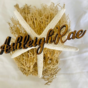 Place Setting Names for wedding or party; laser cut. Natural color - Large/small, 1/4” thick, strong material. Assigned seating