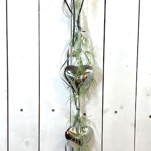 Decorative hanger Thea. Door decoration, window decoration, metal hearts, decorated hearts, hanging heart decoration, window decoration, door decoration, gift