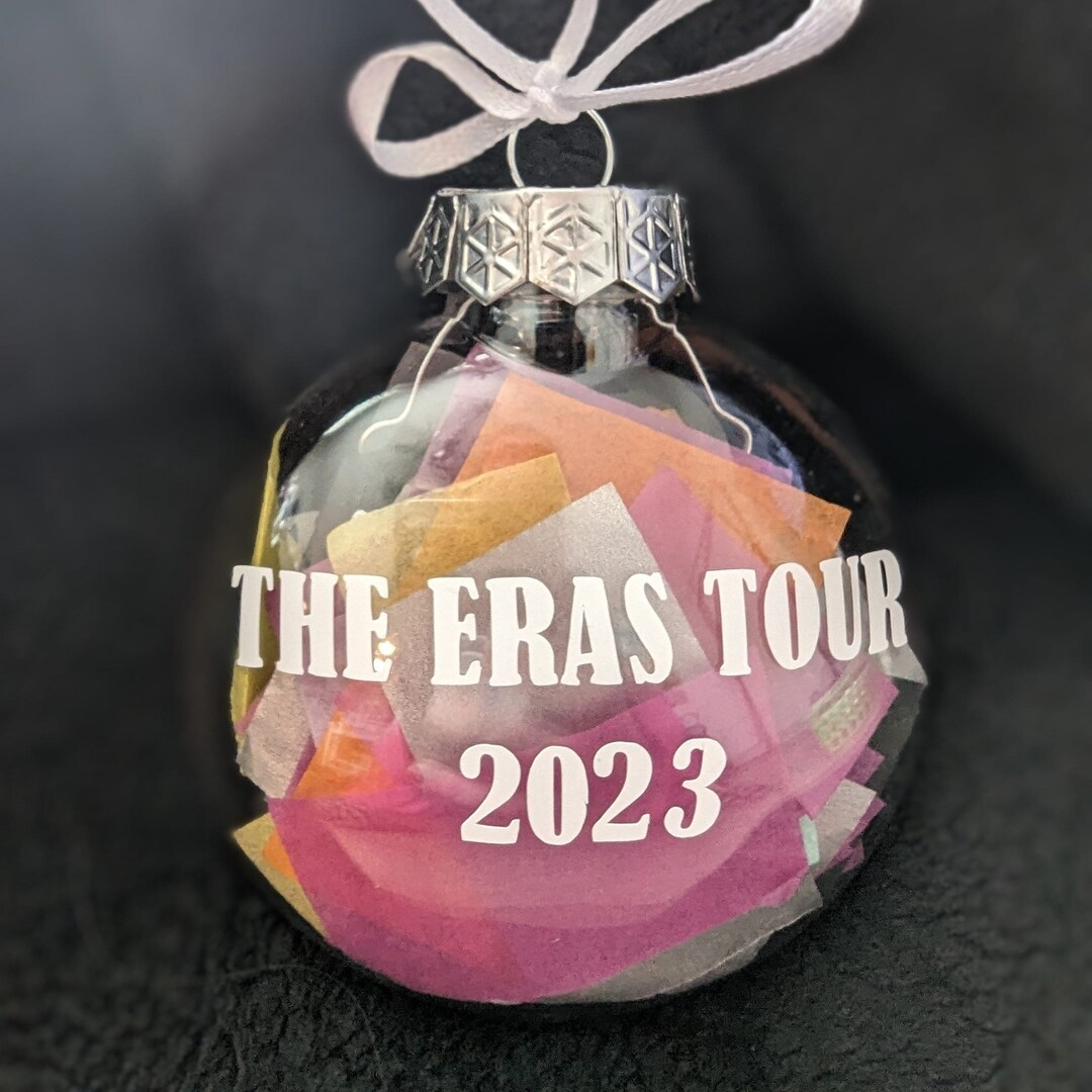 Confetti Eras Tour 2023 Ornament, Glitter Eras Ornament Etsy