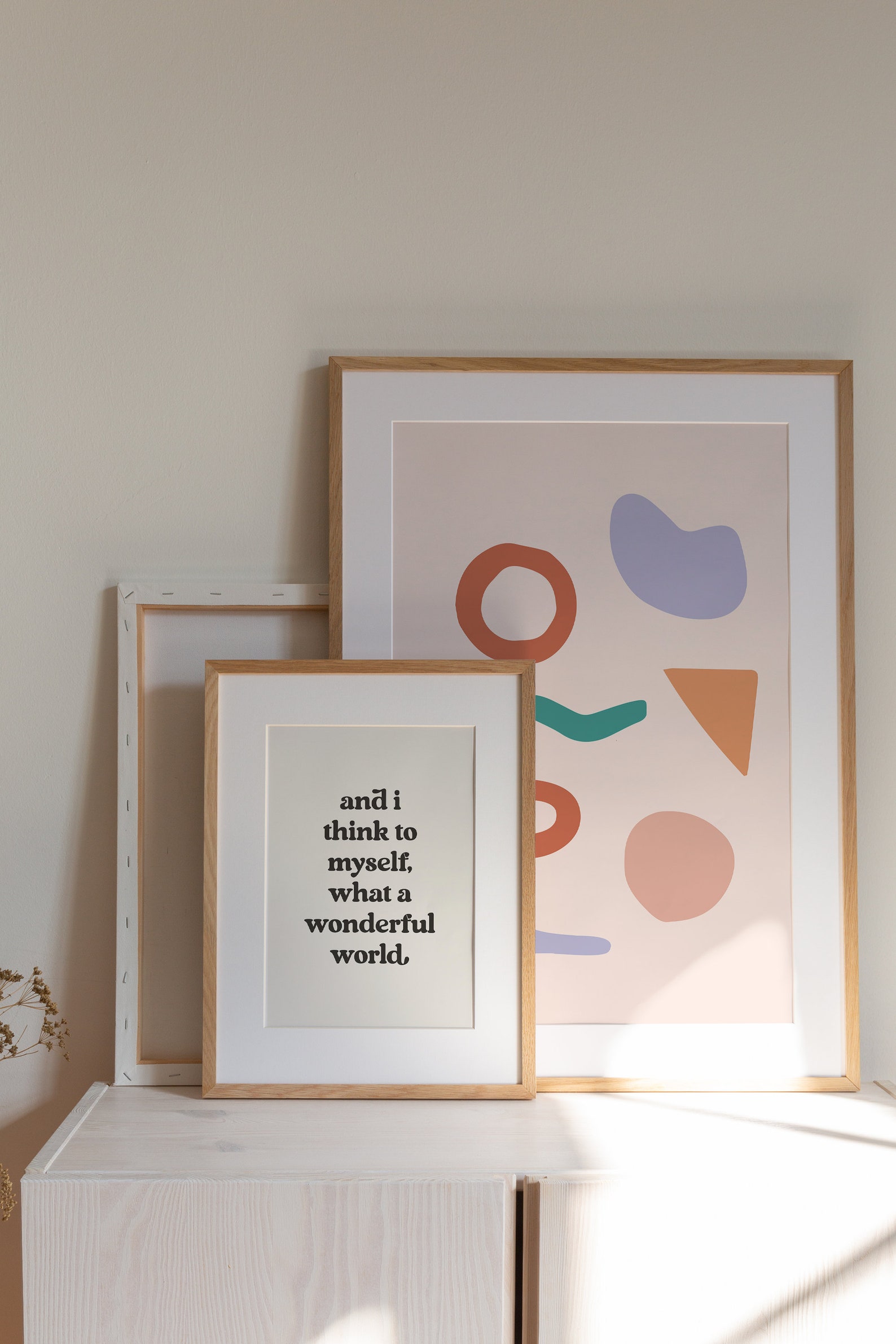 What a Wonderful World Wall Art, Louis Armstrong Print, Typography ...
