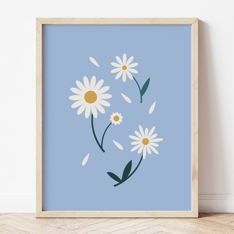 Daisy Bathroom Decor Etsy