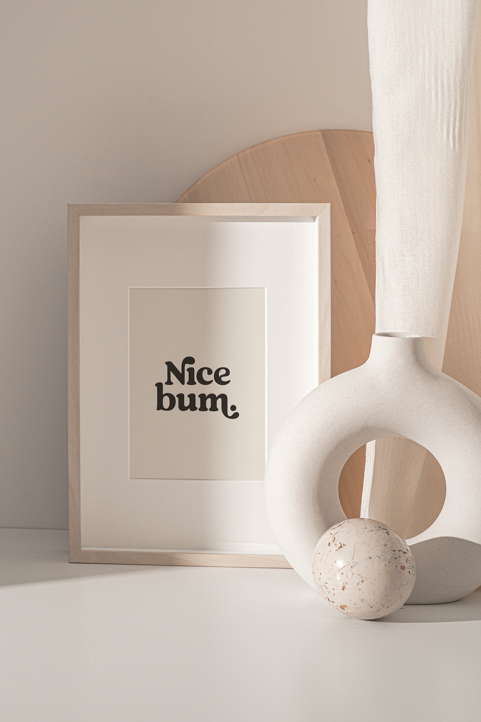 Nice Bum Print Bathroom Prints Bathroom Art Typography Wall - Etsy