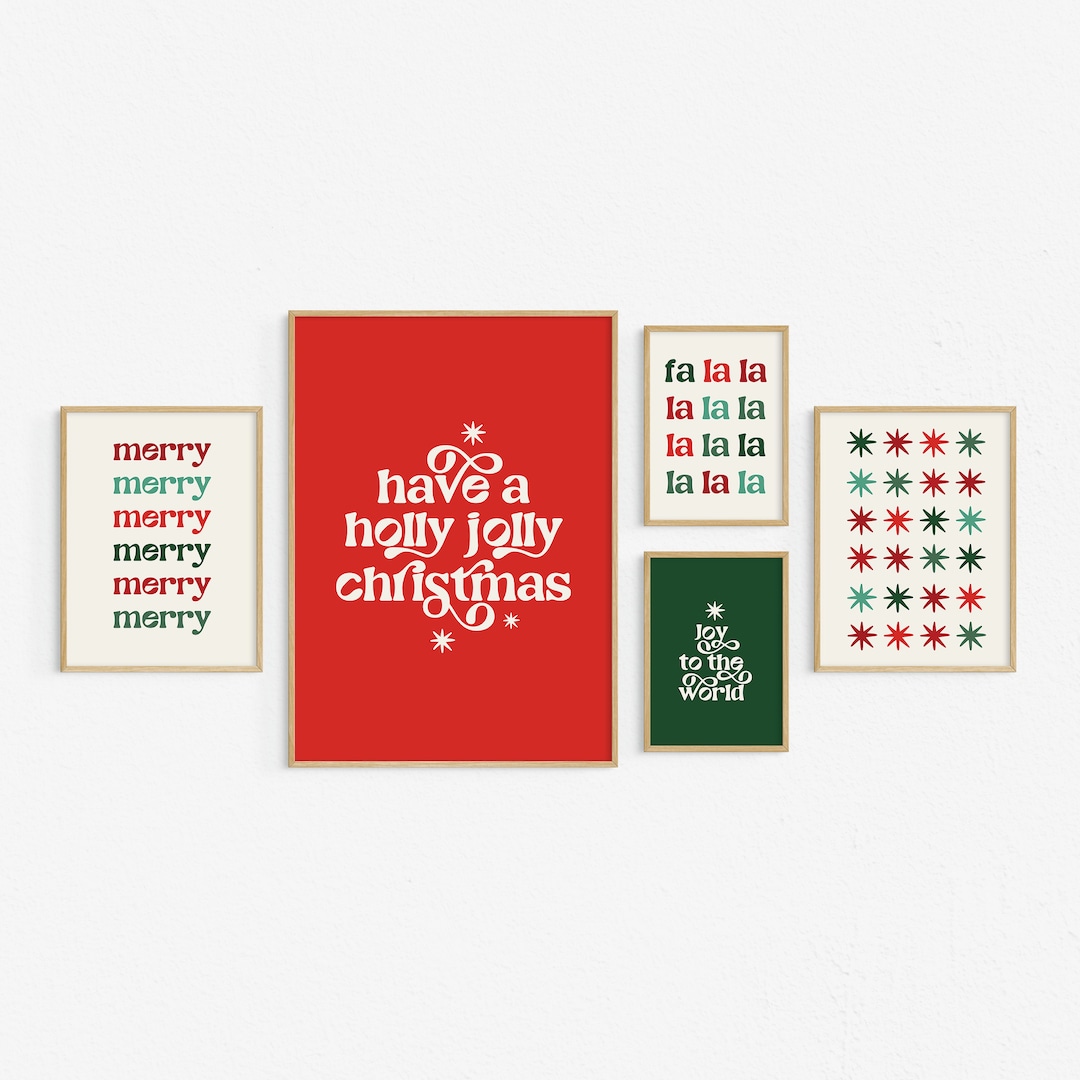 5er Set moderne Weihnachtsdeko, modernes Weihnachtsdeko, 5er Set, 5er
