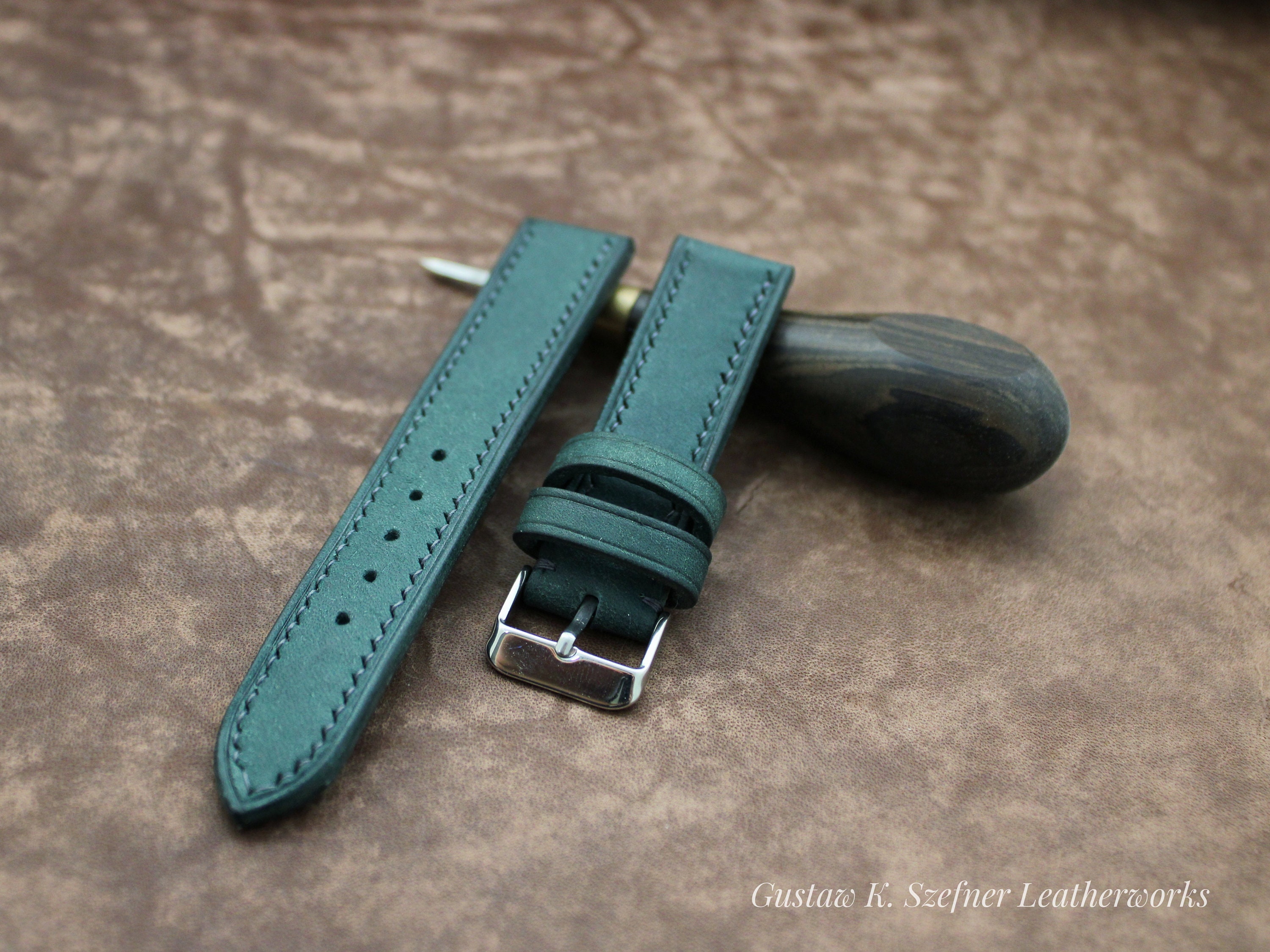 Handamde HANDAMDE Pueblo - Ortensia Leather Watch Strap - Etsy