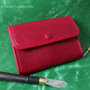 Cartera unisex de piel hecha a mano