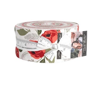 Christmas Eve Jelly roll (Forty 2.5” x 44” Strips) Lella Boutique by Moda.