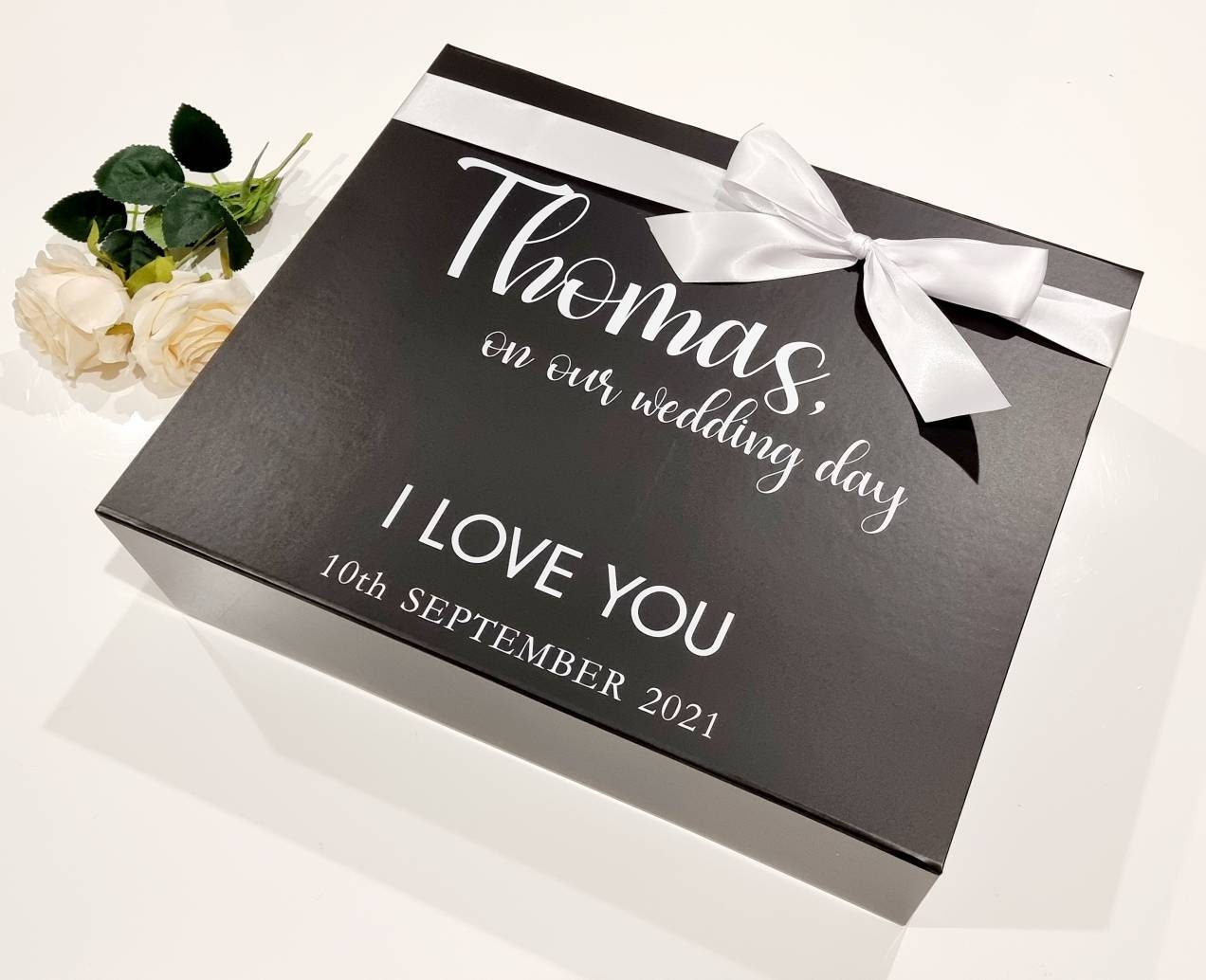 Gift box for Him. Large size closure keepsake box Etsy