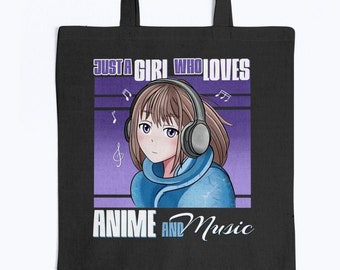 WCGXKO Cartoon Lover Gift There Was A Girl Who Really Loved Cute Themed Tote Bag