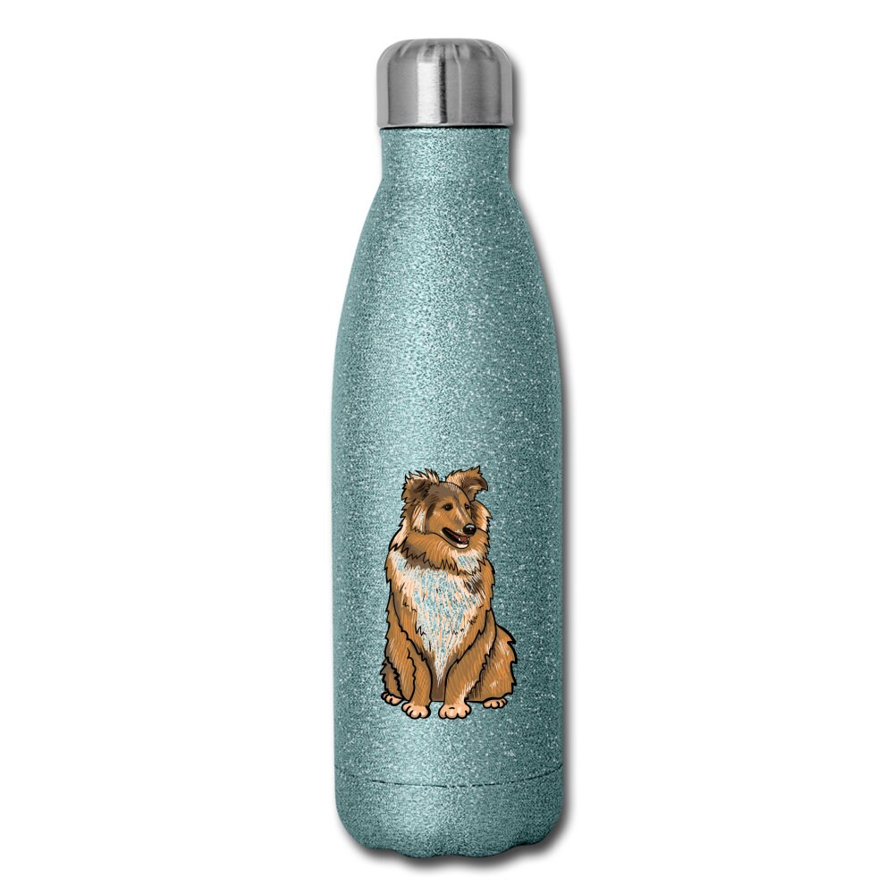 Sheltie Dog Water Bottle Stainless Steel 17 oz Water Bottle Etsy