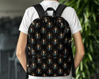 Violin Pattern Print Premium Backpack main image 1