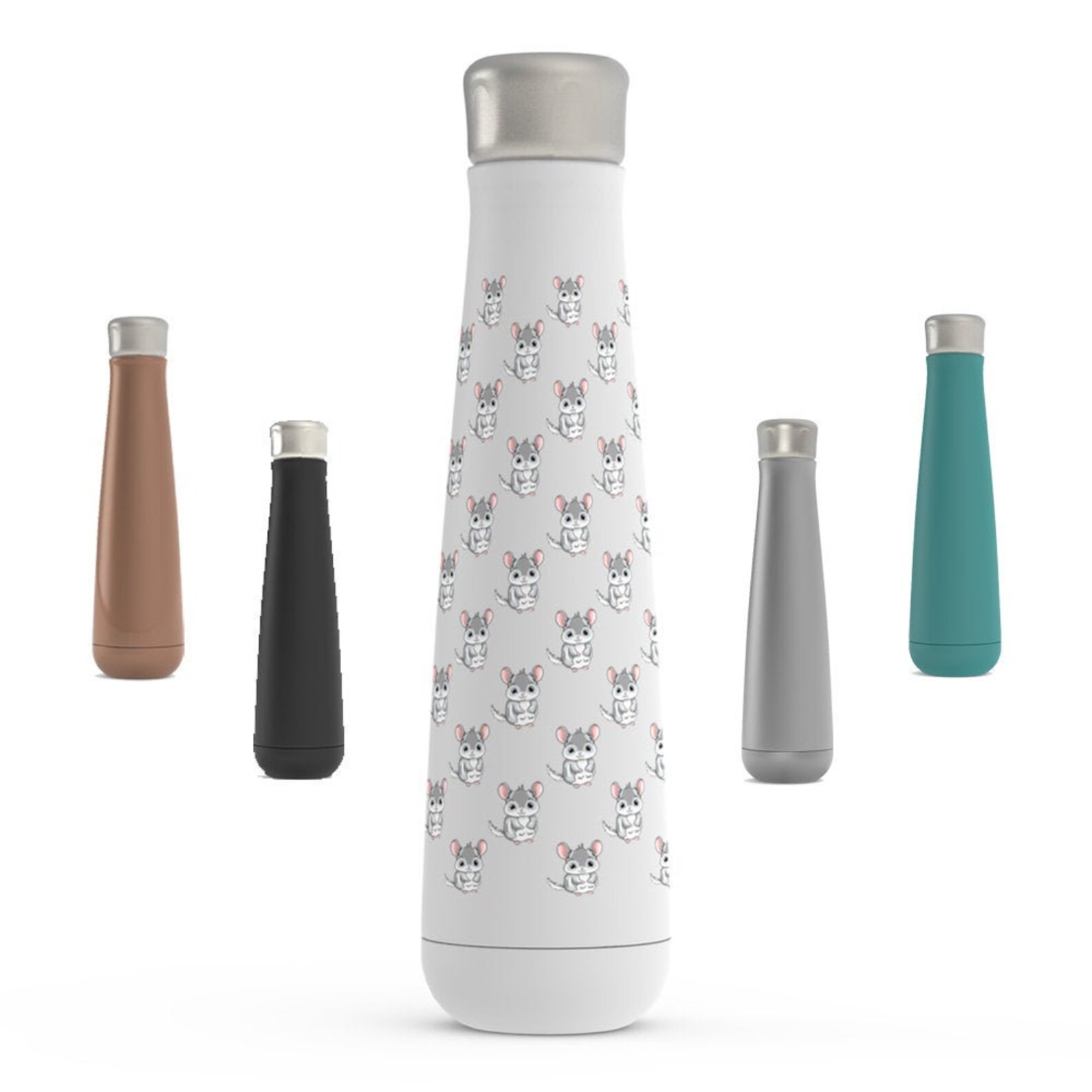 Chinchilla Peristyle Water Bottles Chinchilla Lover Water Etsy