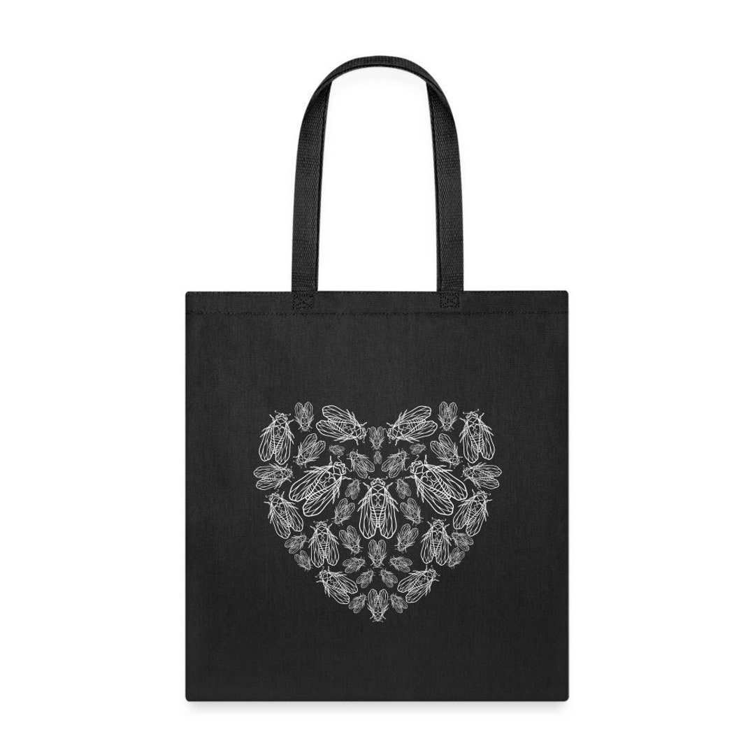 Cicadas Heart Tote Bag Cicada Gift Co Worker Office Gifts - Etsy