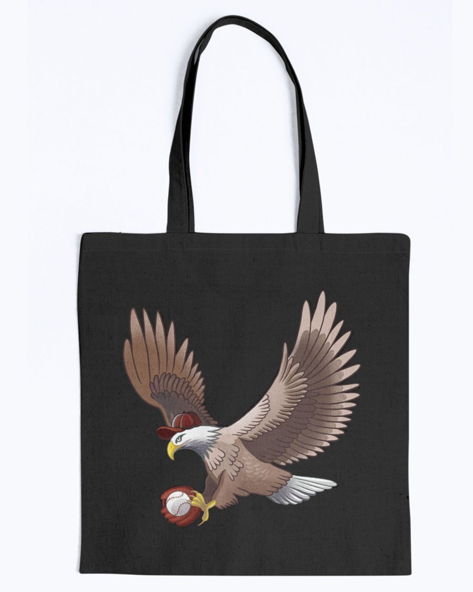 Baseball Eagle Tote Bag Eagle Lover Gift Co worker Office Etsy