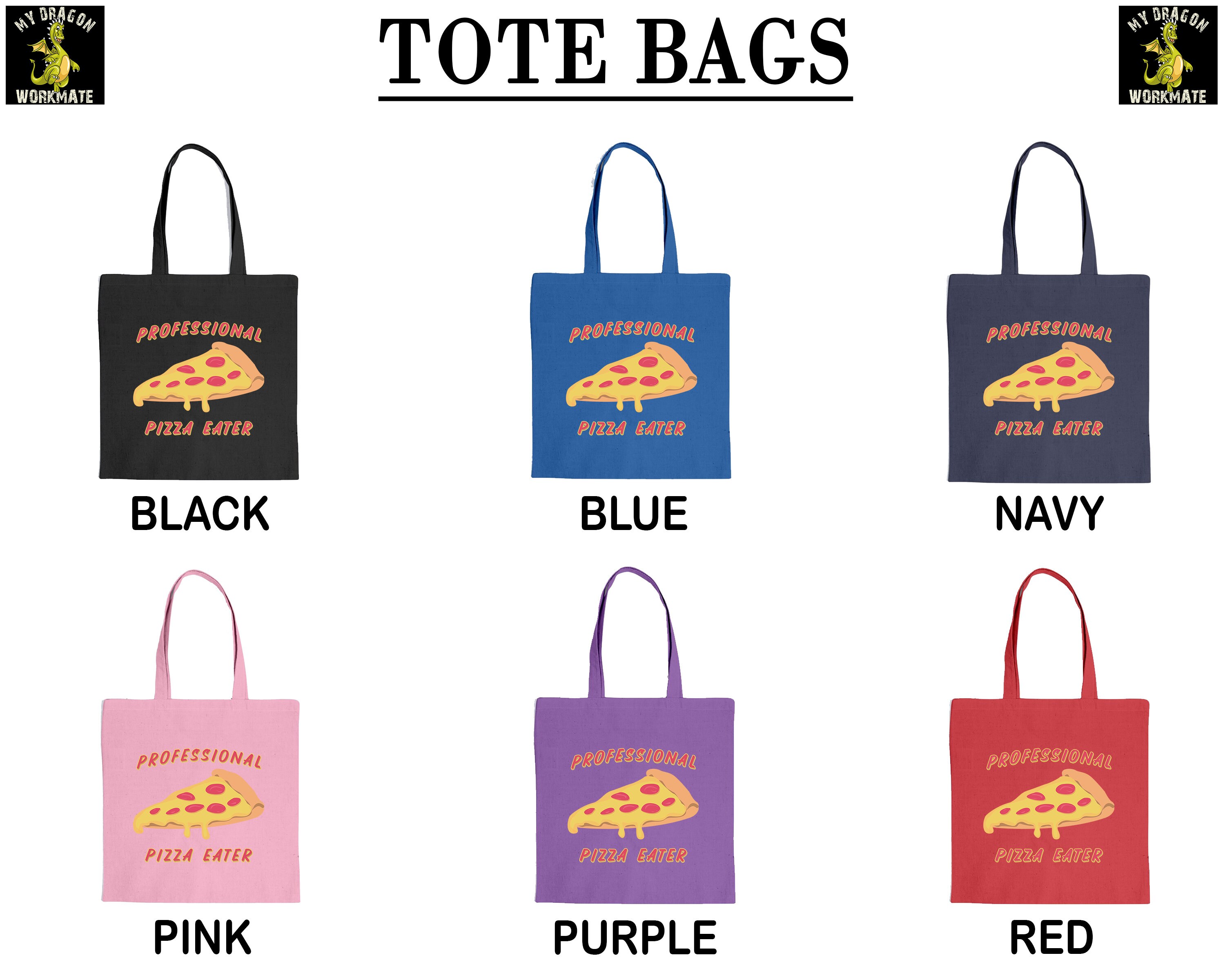 Professional Pizza Eater Tote Bag Pizza Lover Gift Pizza Etsy