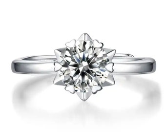Luxury Moissanite Diamond Ethereal Ring