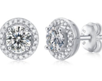 Luxury Moissanite Diamond Brilliance Earrings