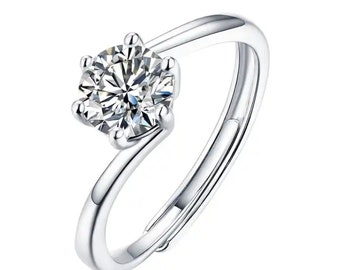 Luxury Moissanite Diamond Radiance Ring