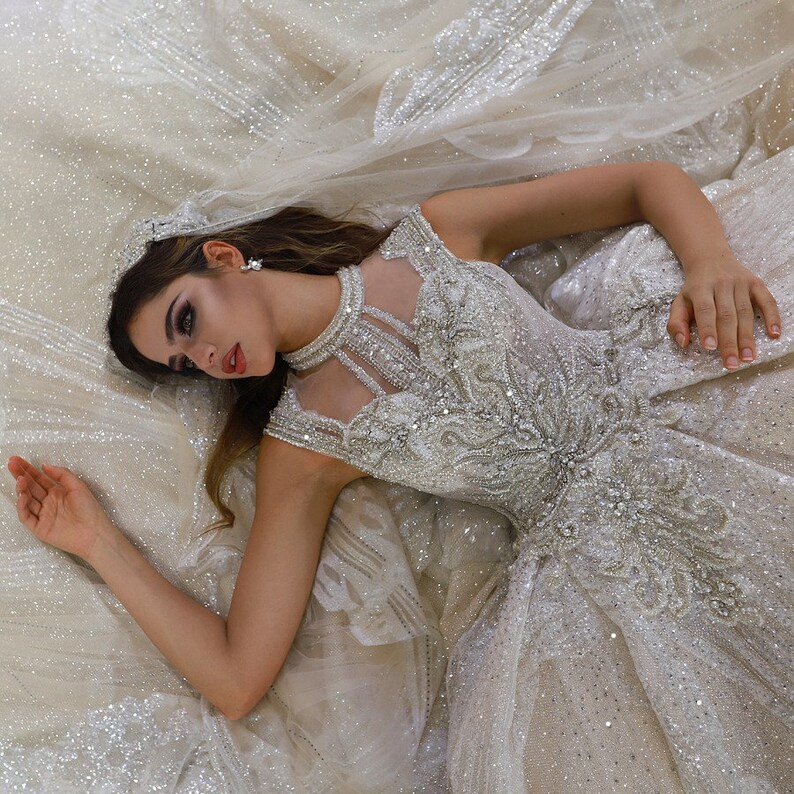 LUXURY Wedding Dress AMANDA Dubai wedding dress 2022 with image 5