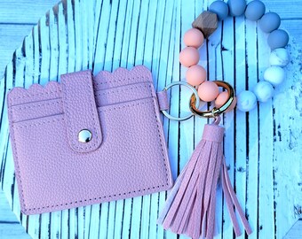 Wristlet Keychain with wallet