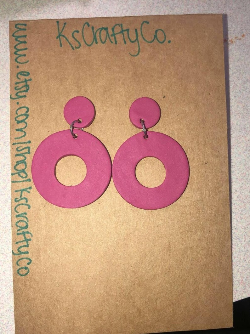 Clay earrings