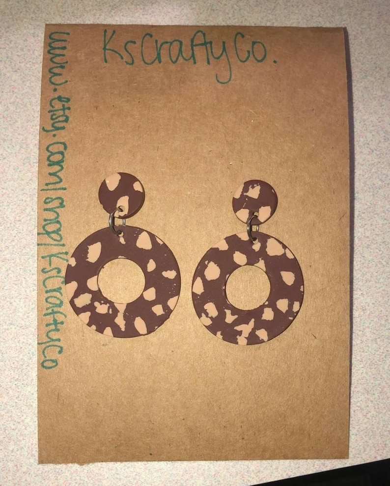 Clay earrings