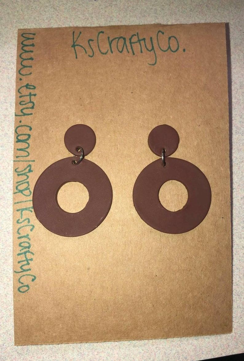 Clay earrings