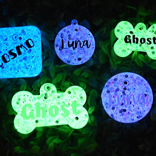 Glow in the Dark | Resin Pet Tag