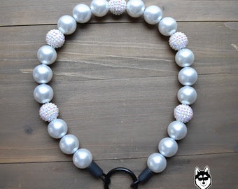 Bonequinha de Luxo | Coleira de cachorro personalizada com miçangas | Personalizada | Durável | Única