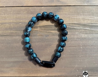 Moon Shadow | Gato | Coleira personalizada para gatos com miçangas | Personalizada | Durável | Única