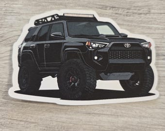 Toyota 4Runner Off roader Sticker 4 inches.