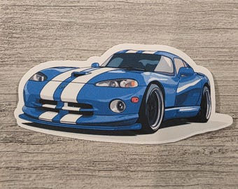Dodge Viper Sticker 4 inches.