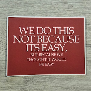We Do This... Waterproof Sticker, Laptop Decal - Etsy